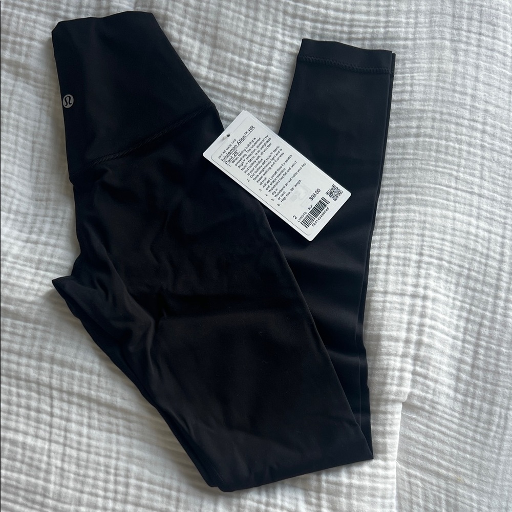 lululemon athletica align HR pant. High waisted Black Leggings. New with tags.